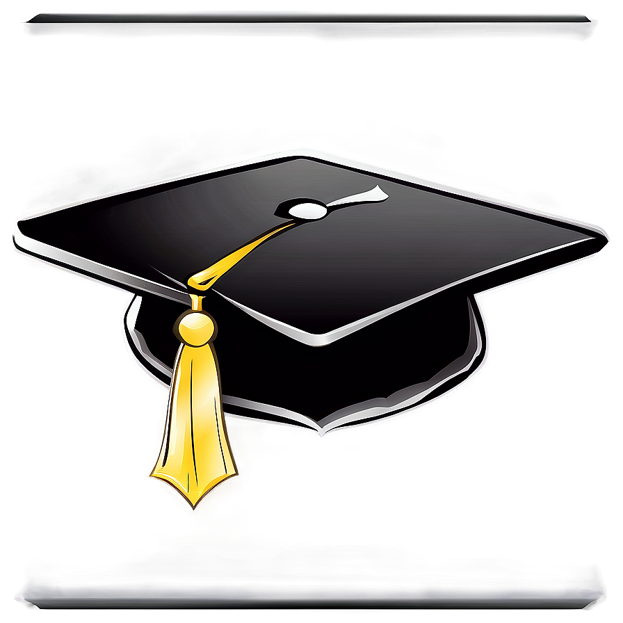 Elegant Graduation Cap Clipart Vel54