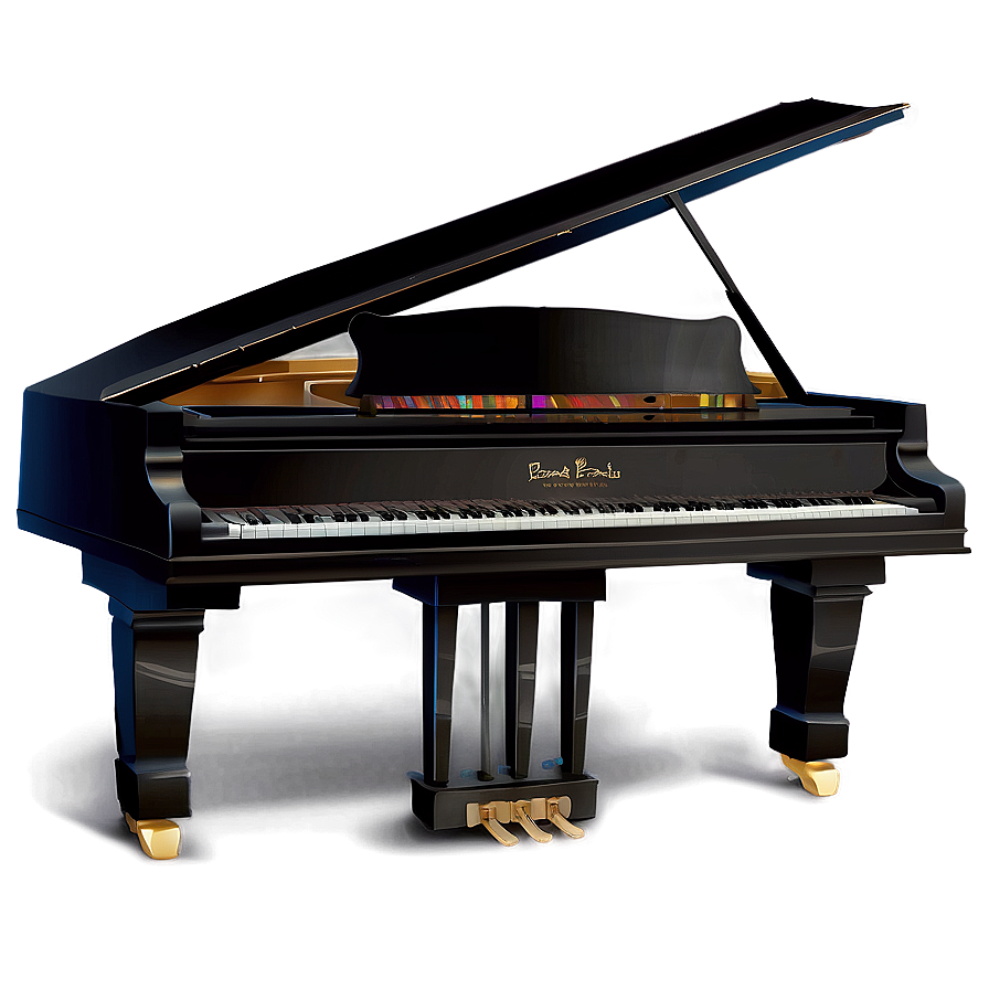 Elegant Grand Piano Png Svy56