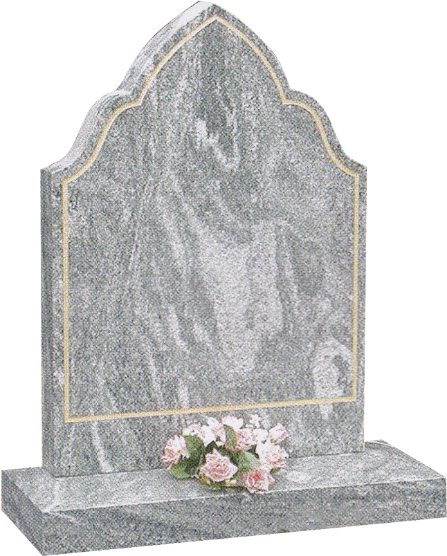 Elegant Gravestonewith Flowers.png