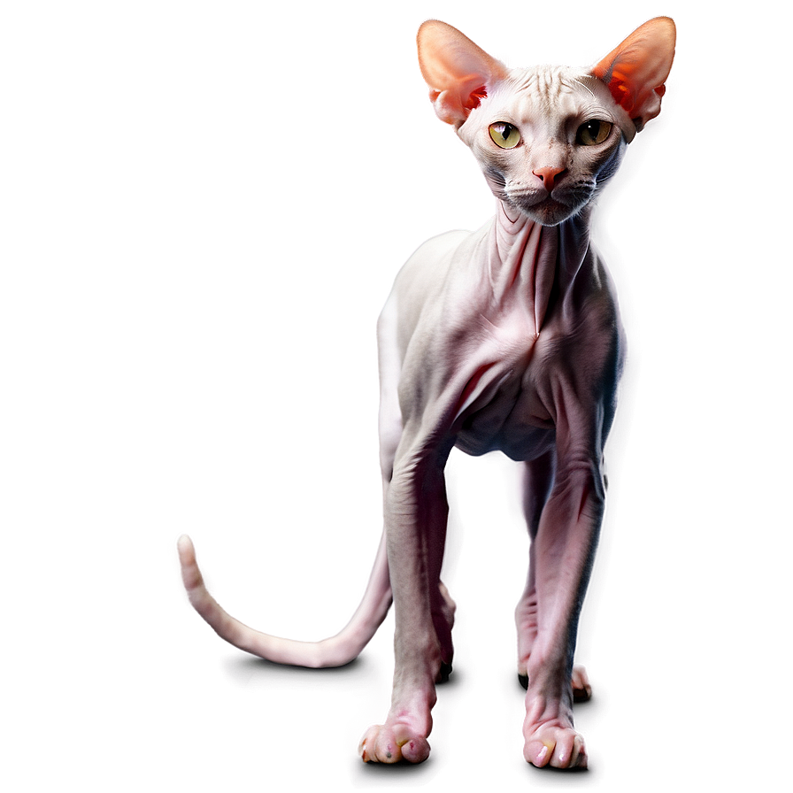 Elegant Hairless Cat Png 59