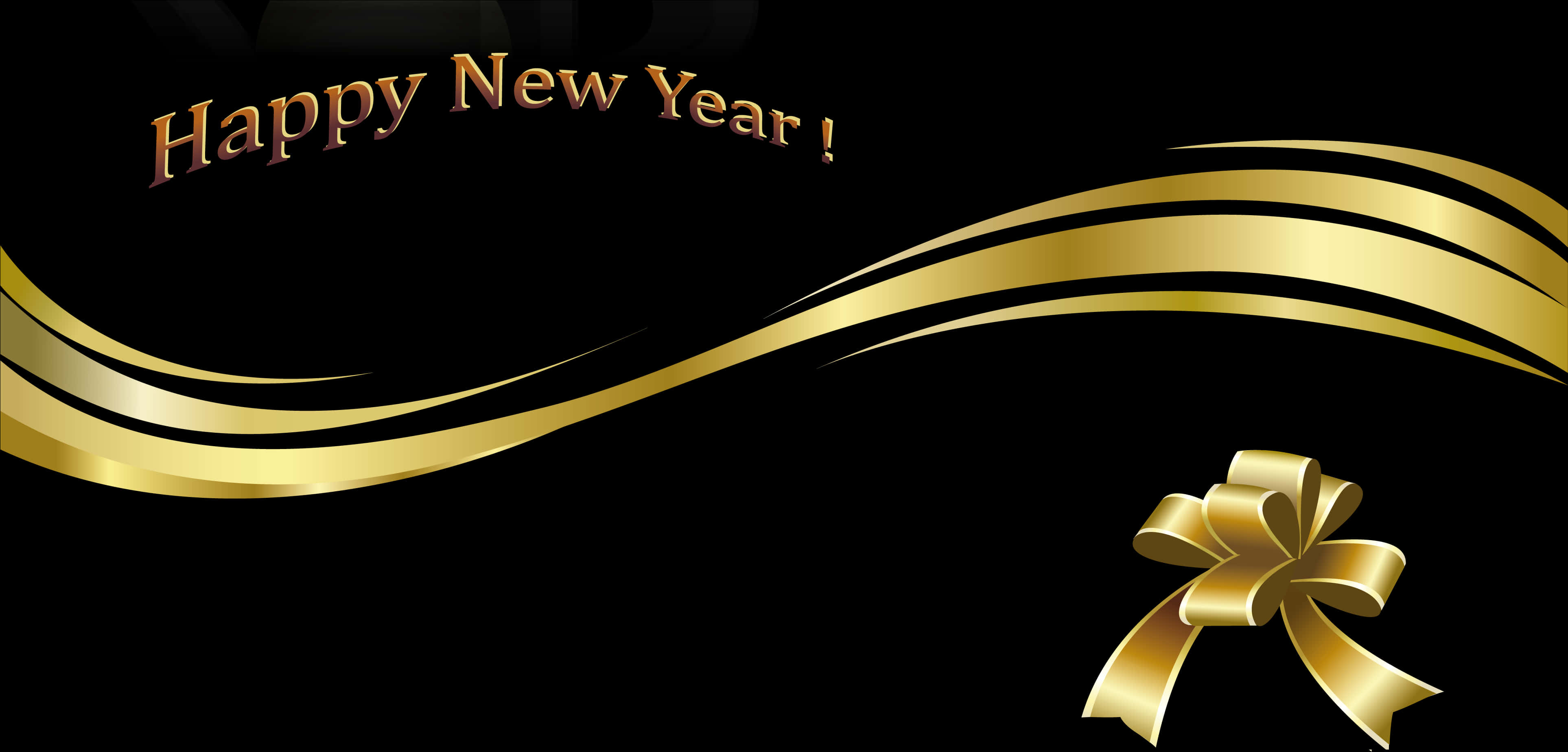 Elegant Happy New Year Greeting