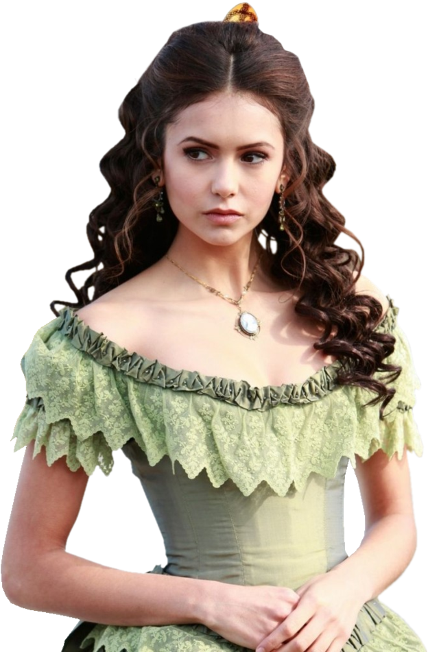 Elegant Historical Green Dress