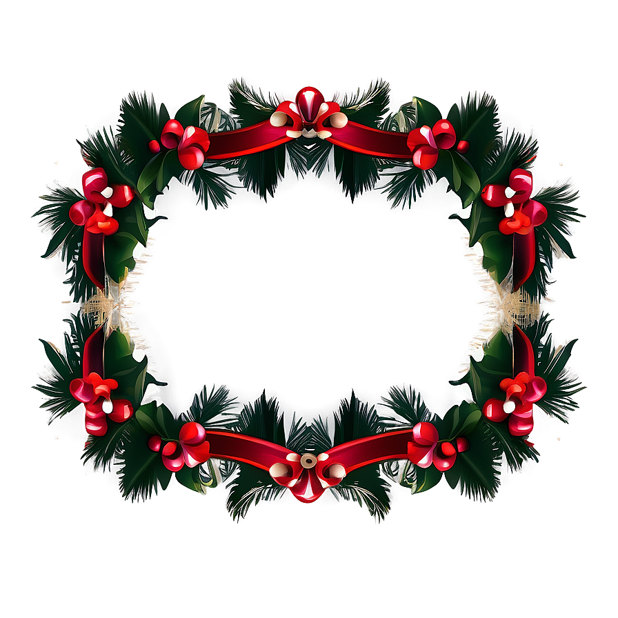 Elegant Holiday Border Png 06132024