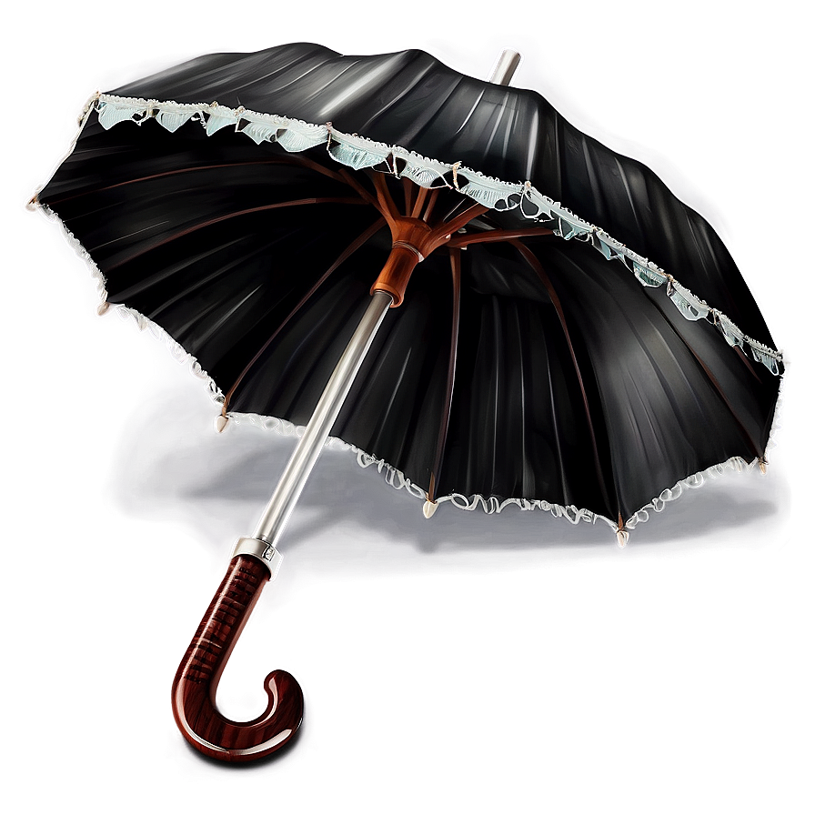 Elegant Lady's Umbrella Png 05232024