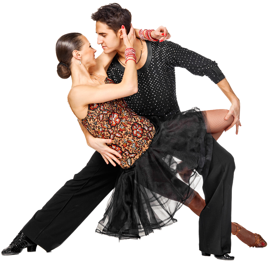 Elegant Latin Ballroom Dance Pose