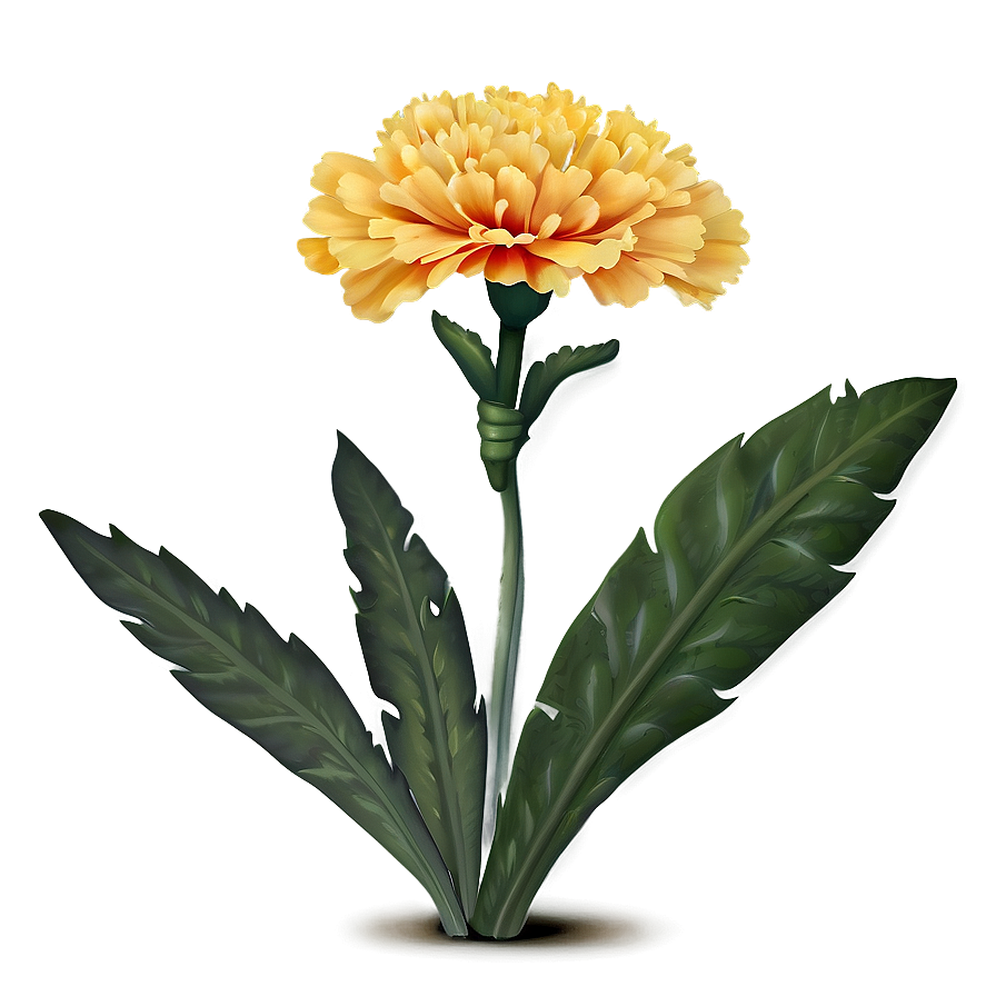 Elegant Marigolds Composition Png Egt