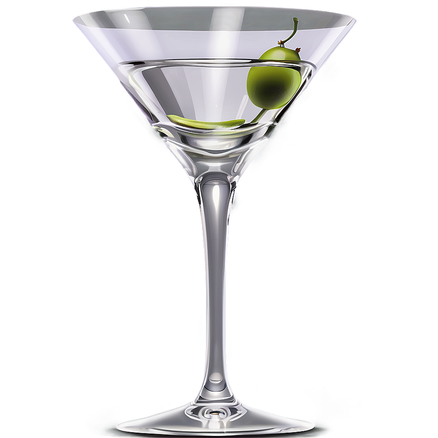 Elegant Martini Glass Png 35