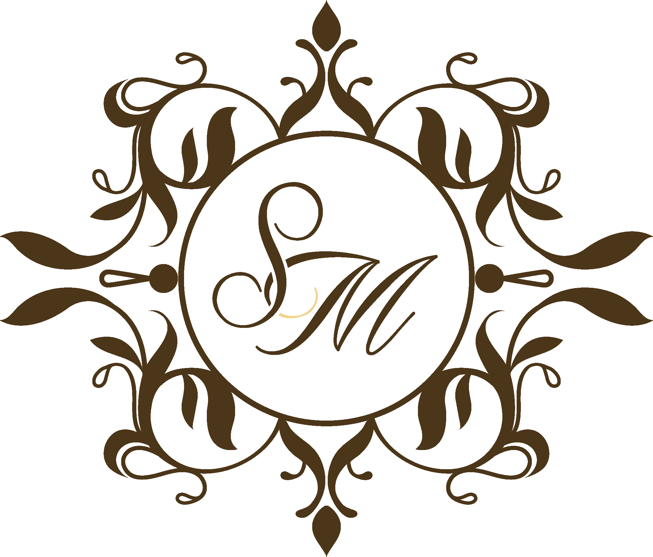 Elegant Monogram Wedding Logo
