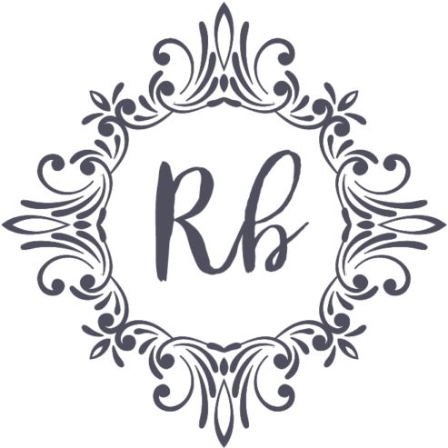 Elegant Monogramwith Decorative Border