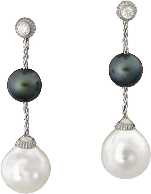 Elegant Pearl Drop Earrings