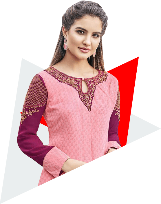 Elegant Pink Kurti Design