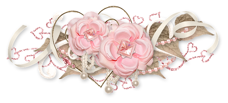 Elegant Pink Rose Decoration