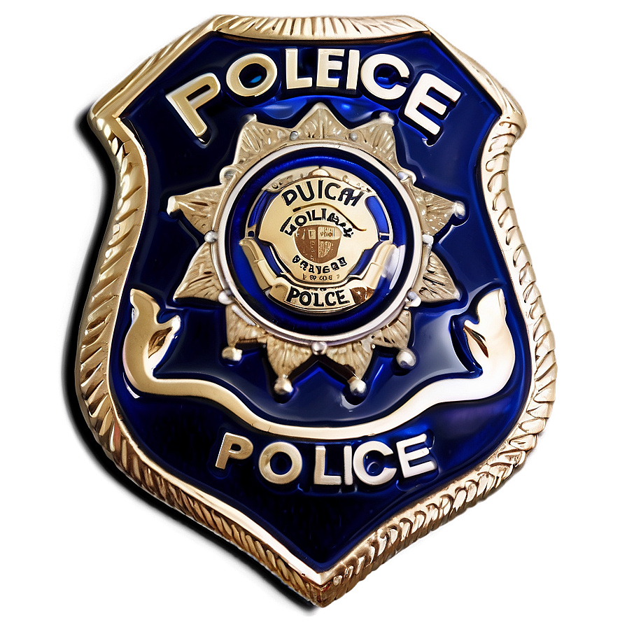 Elegant Police Badge Png Mjo