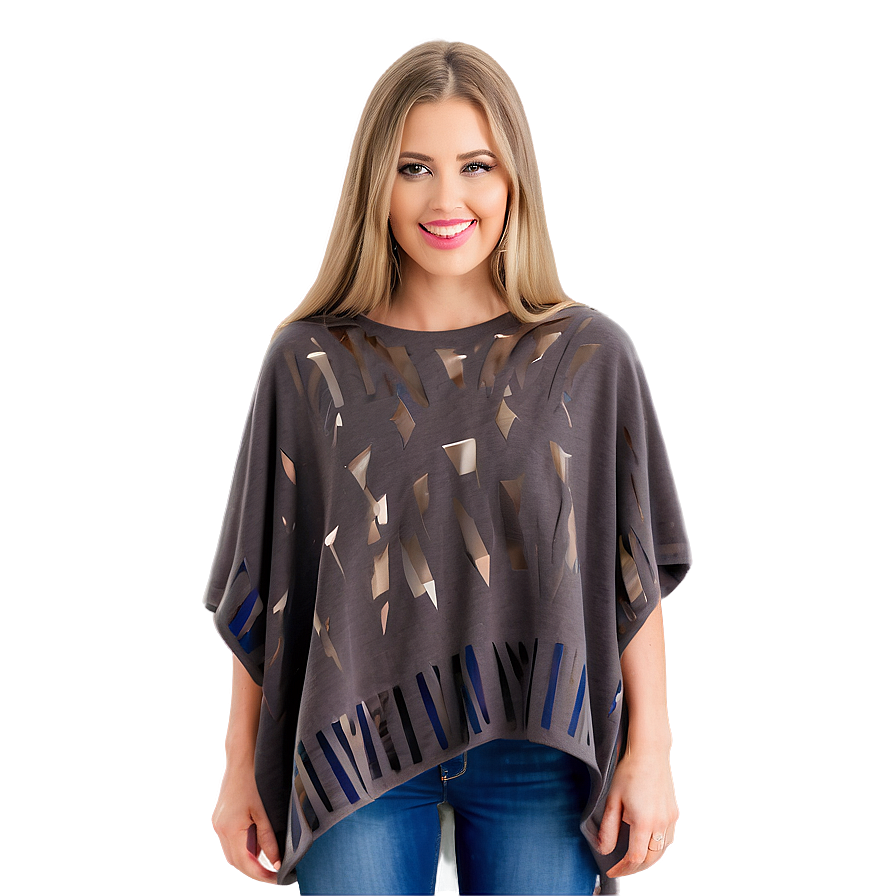 Elegant Poncho For Women Png Kps