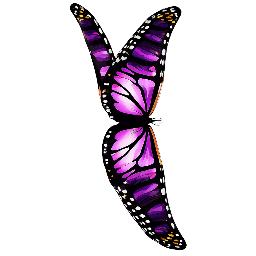 Elegant Purple Butterfly Png Tpi