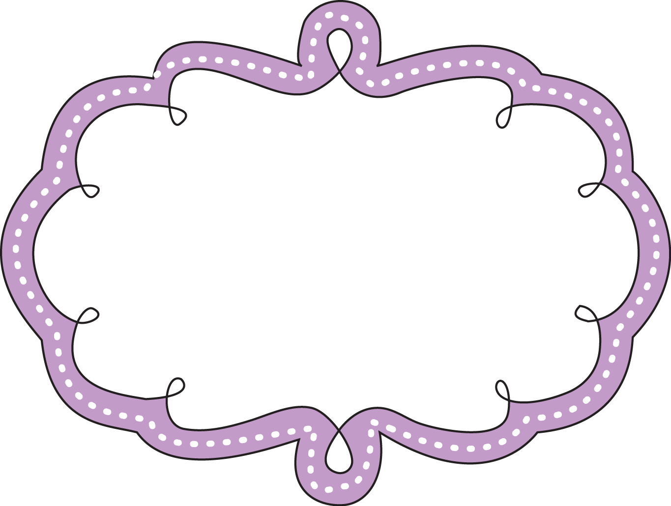 Elegant Purple Frame Design