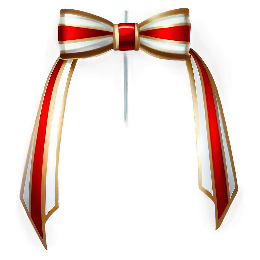 Elegant Red Bow Png Krx65