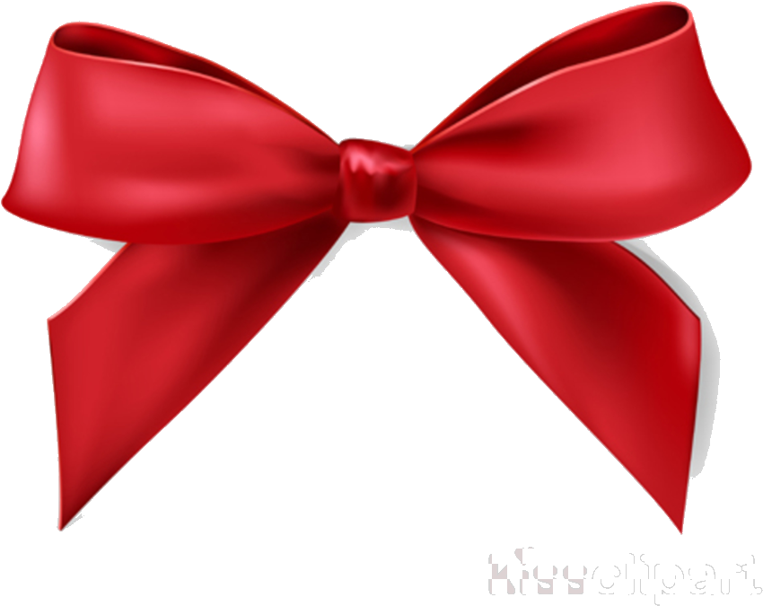 Elegant Red Satin Bow