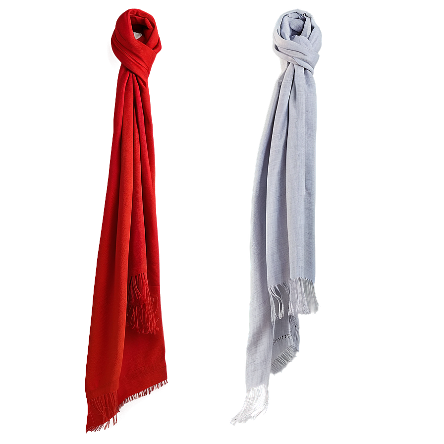 Elegant Red Scarf Png Neq