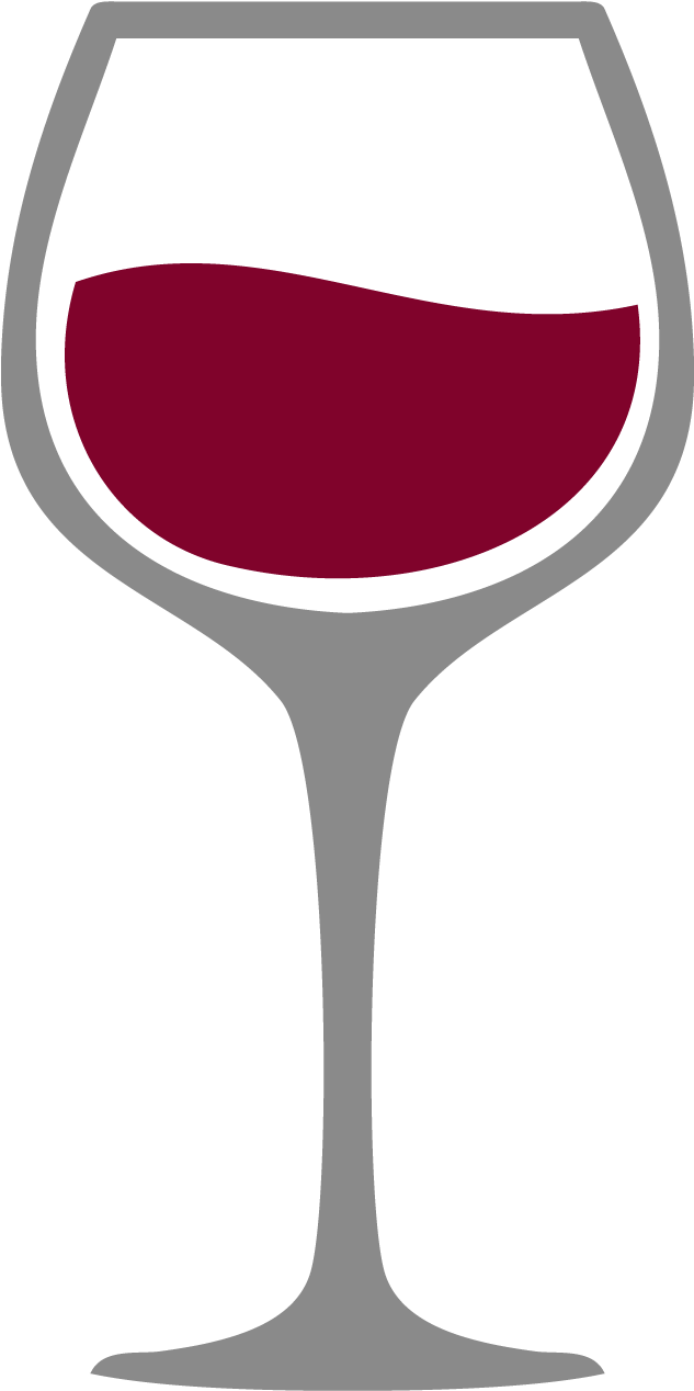 Elegant Red Wine Glass Silhouette