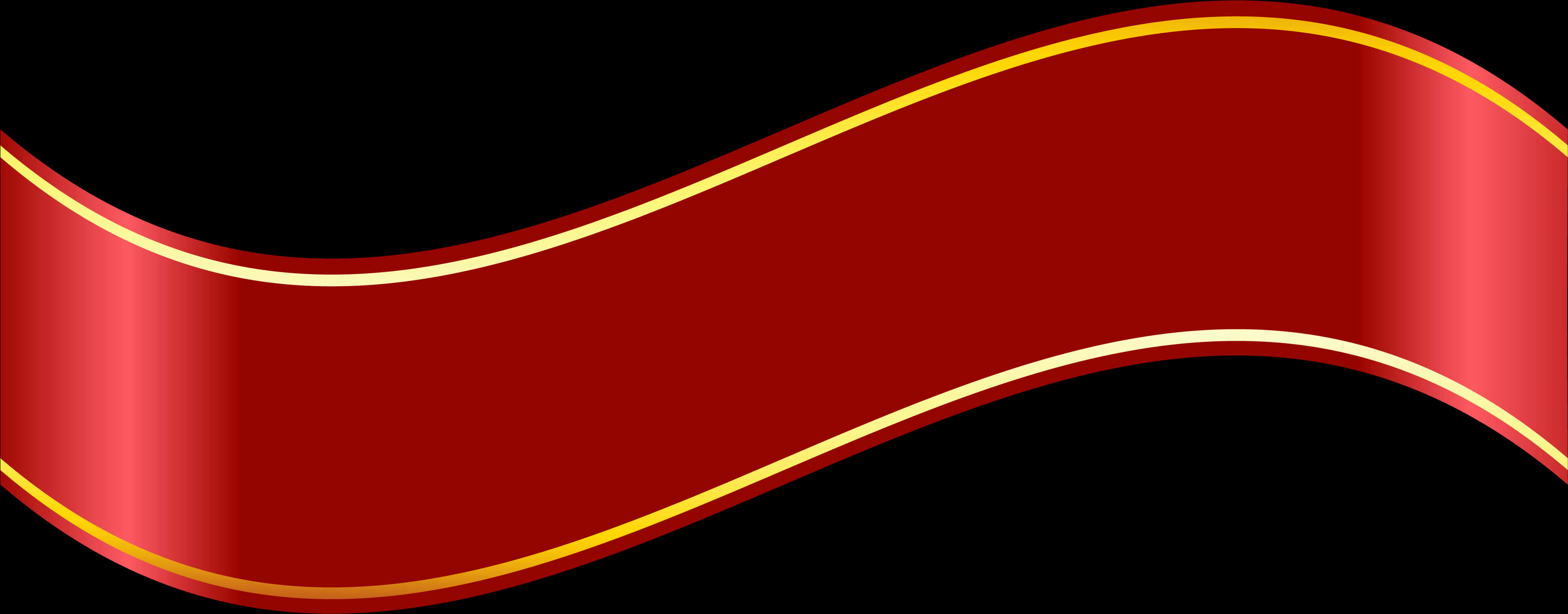 Elegant Redand Gold Banner