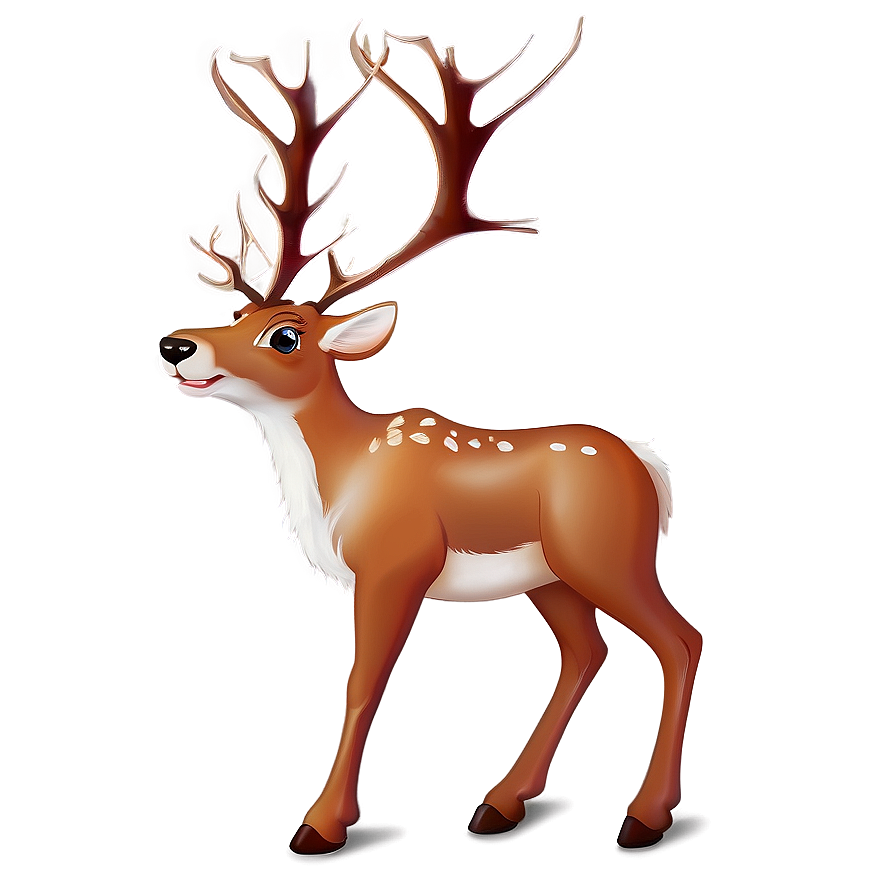 Elegant Reindeer Png 05212024