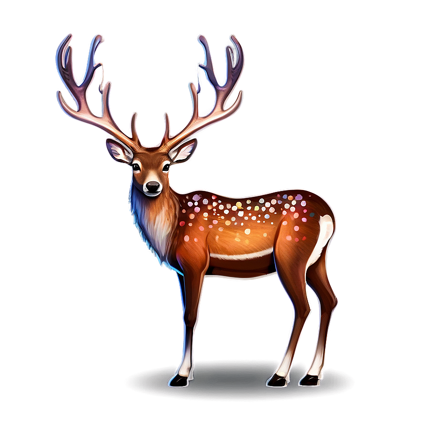 Elegant Reindeer Png Bxc39