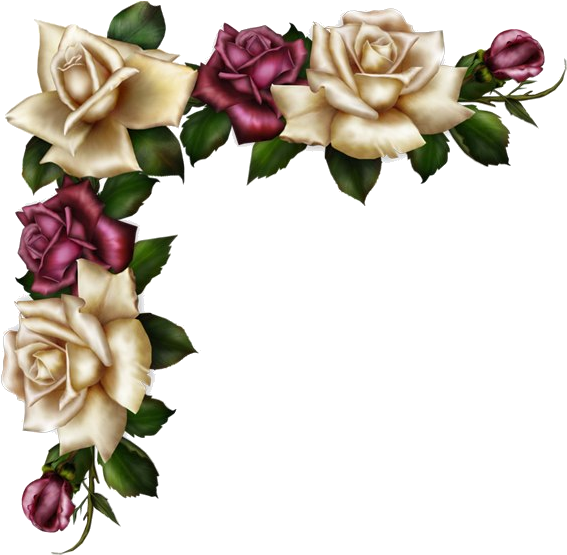 Elegant Rose Corner Design