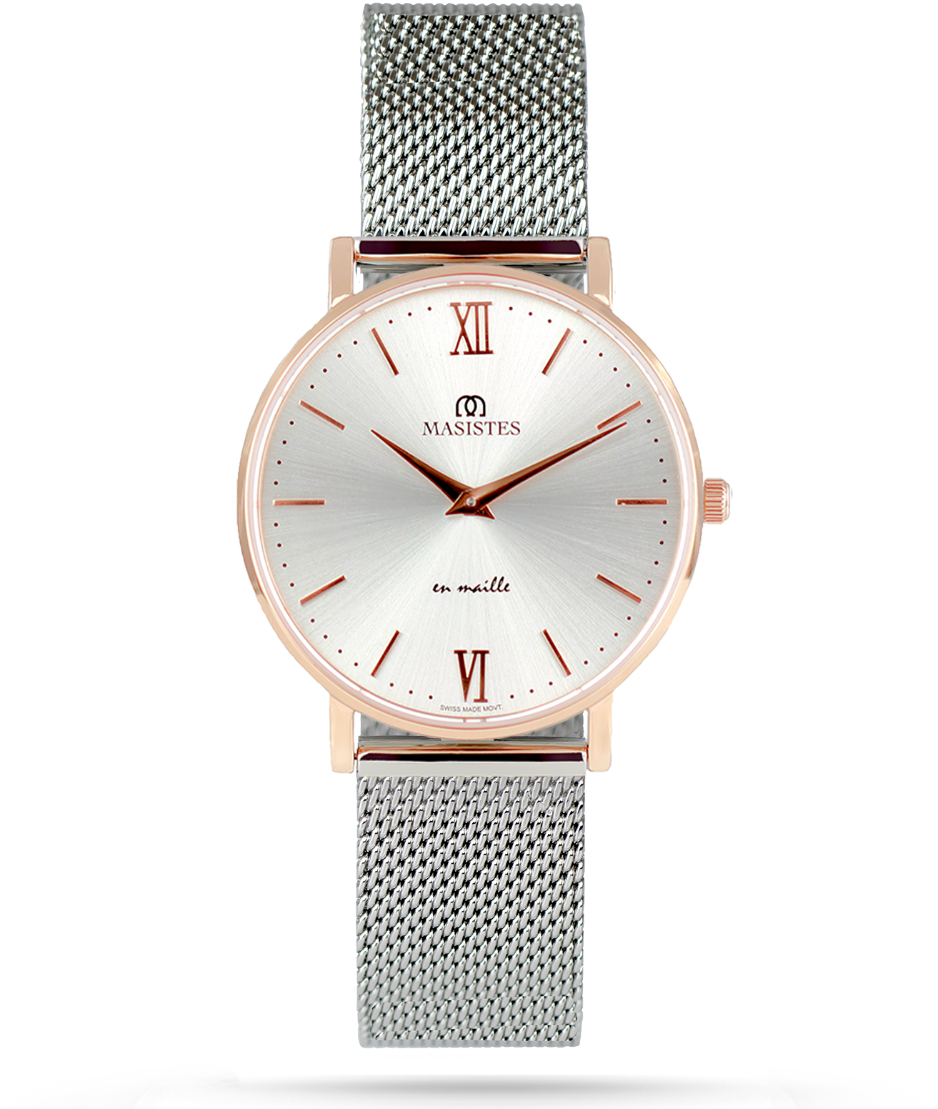 Elegant Rose Gold Wristwatch Masistes