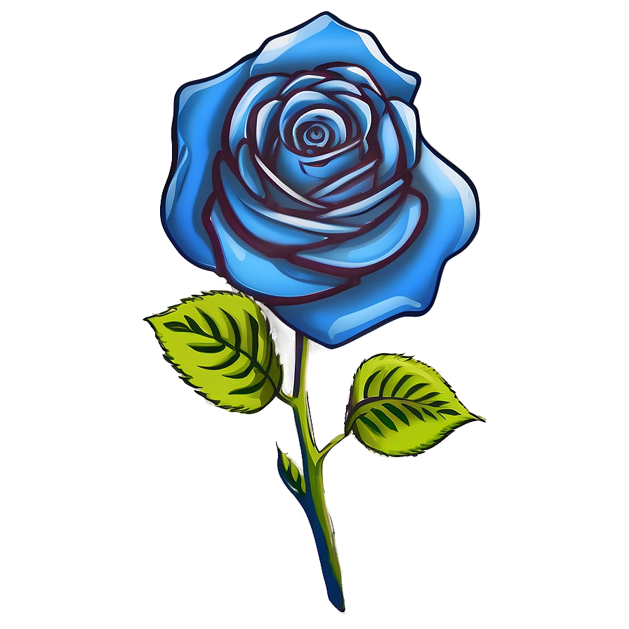 Elegant Rose Tattoo Blueprint Png Tsk68