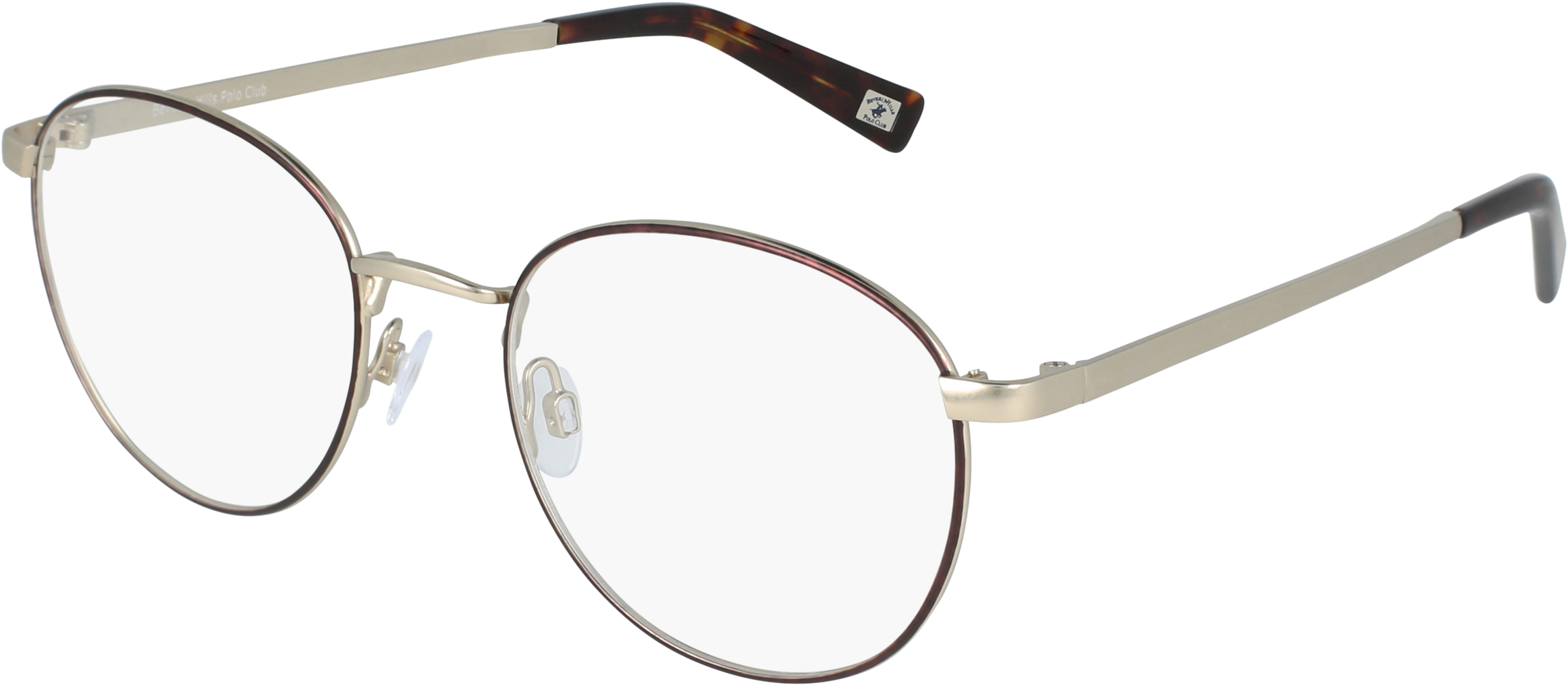 Elegant Round Eyeglasses Transparent Background