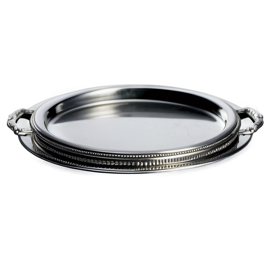 Elegant Silver Tray Png Ydh