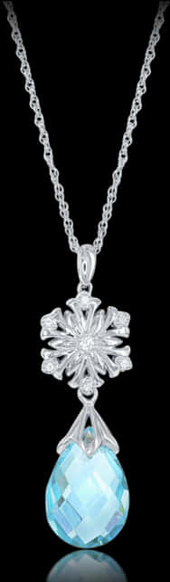 Elegant Snowflake Pendant Necklace