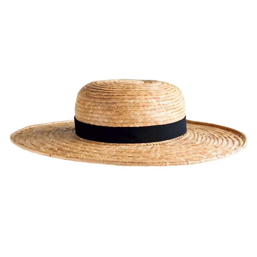 Elegant Straw Hat Png Qss