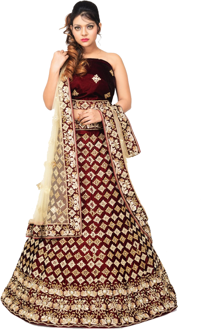 Elegant Traditional Lehenga Attire