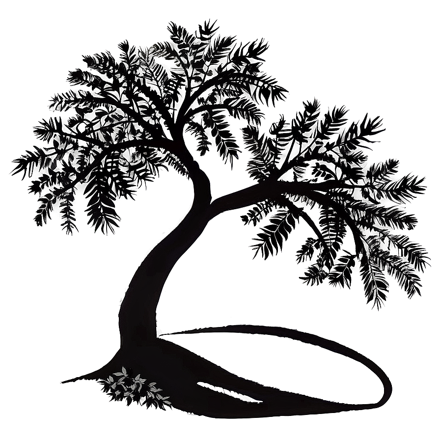 Elegant Tree Silhouette Png 60