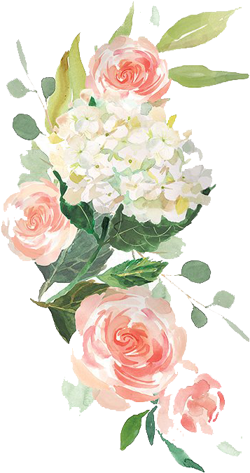 Elegant Watercolor Floral Arrangement