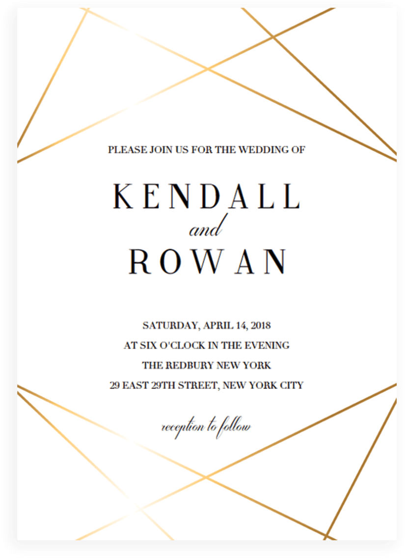 Elegant Wedding Invitation Design