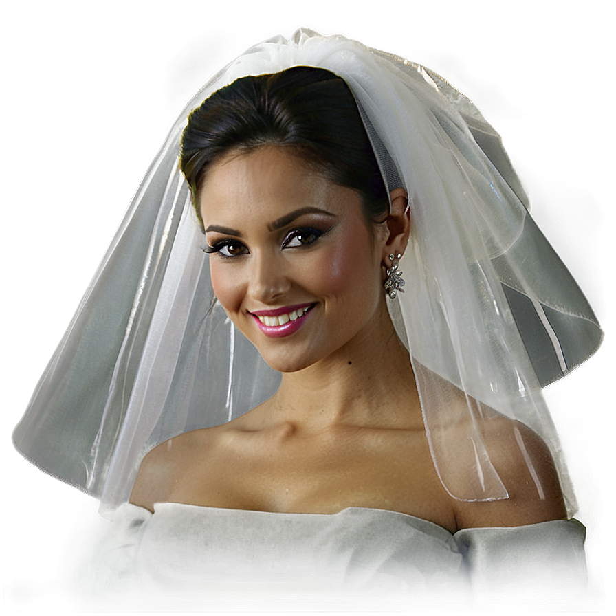 Elegant Wedding Veil Png 82