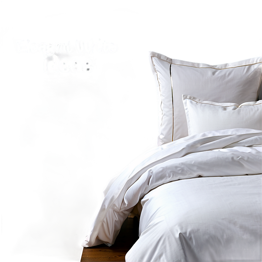 Elegant White Bedding Ideas Png Kst