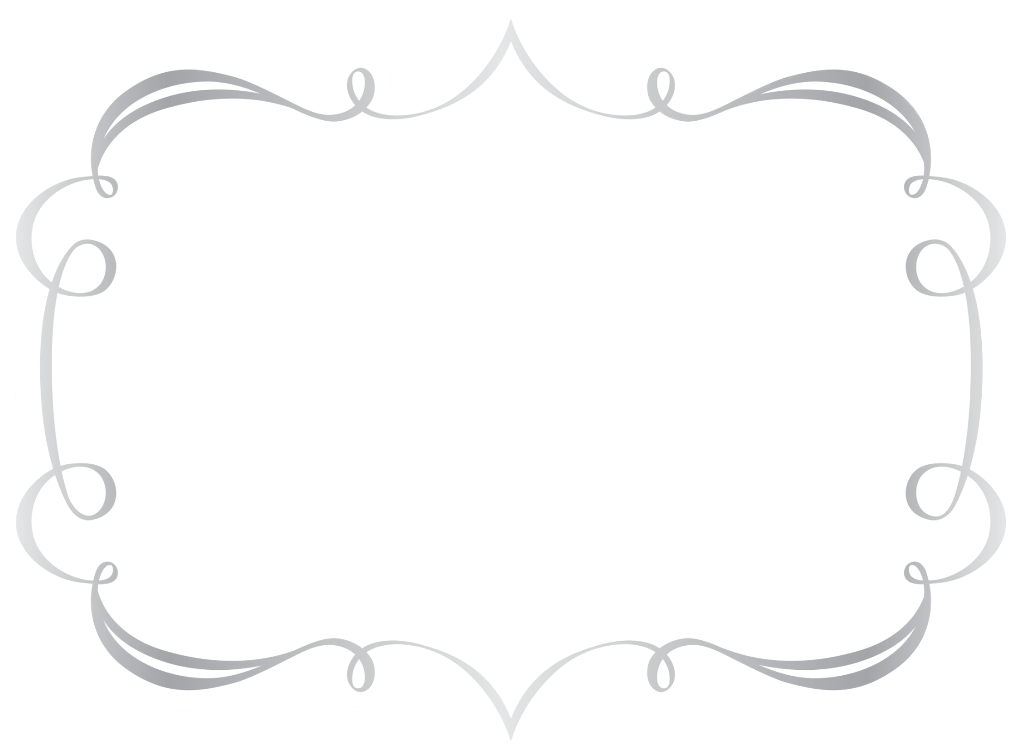 Elegant White Scroll Border Design