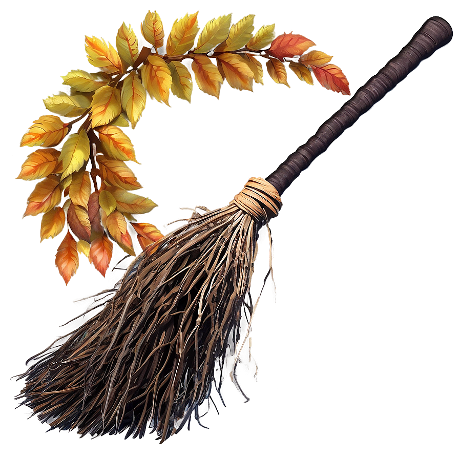 Elegant Witches Broom Png 2