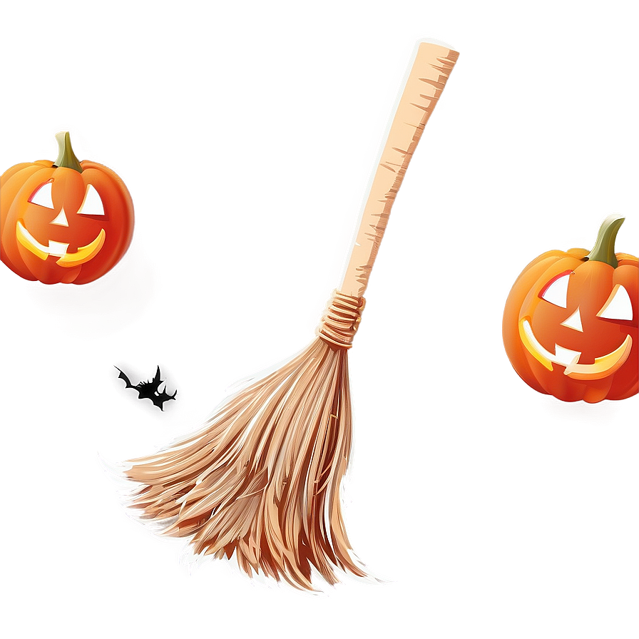 Elegant Witches Broom Png 20