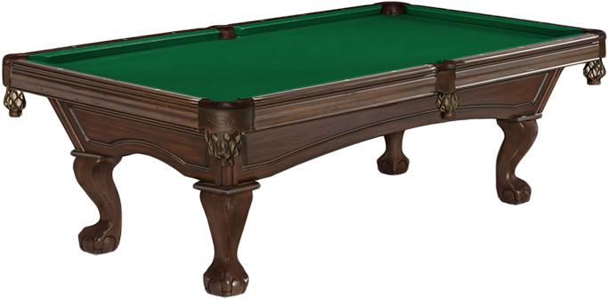 Elegant Wooden Pool Table