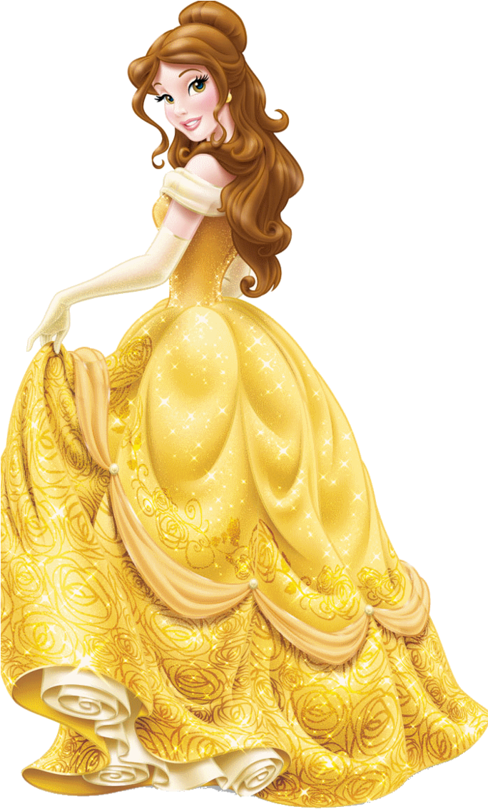 Elegant Yellow Gown Character