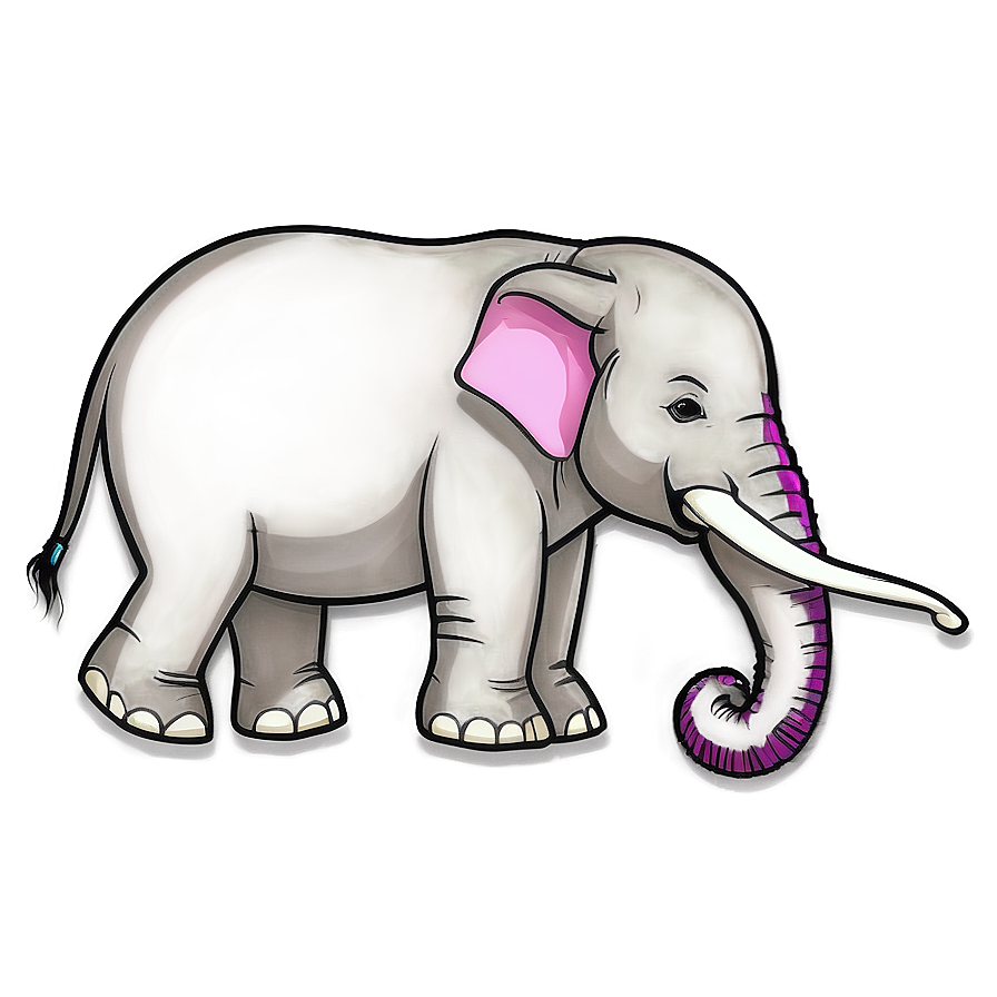 Elephant Cartoon Clipart Png 77