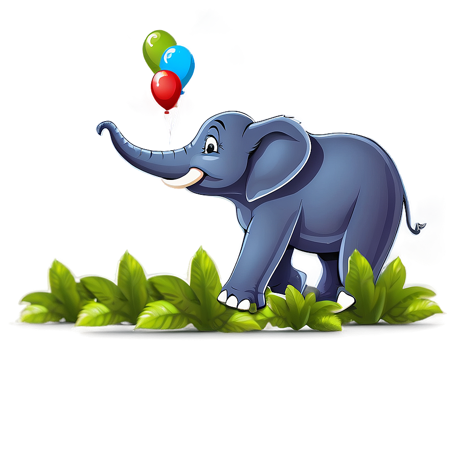 Elephant Cartoon In Jungle Png 06212024