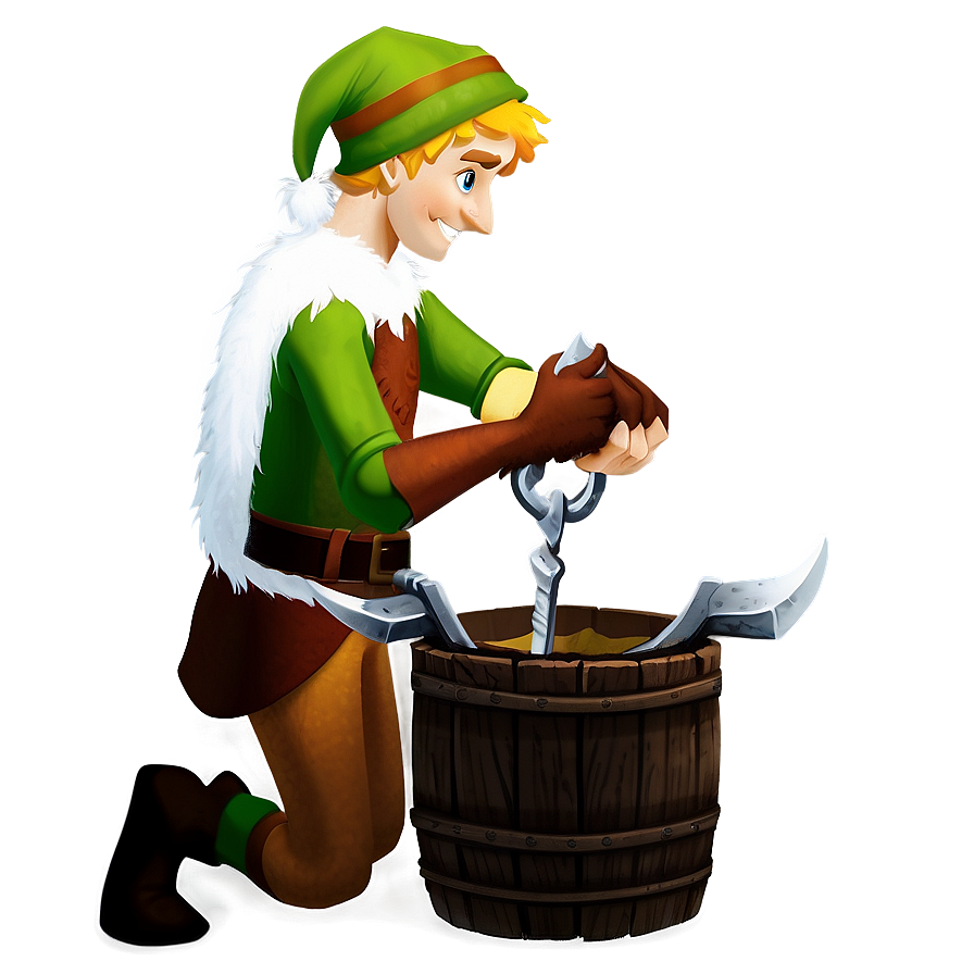 Elf Blacksmith Crafting Png 05232024