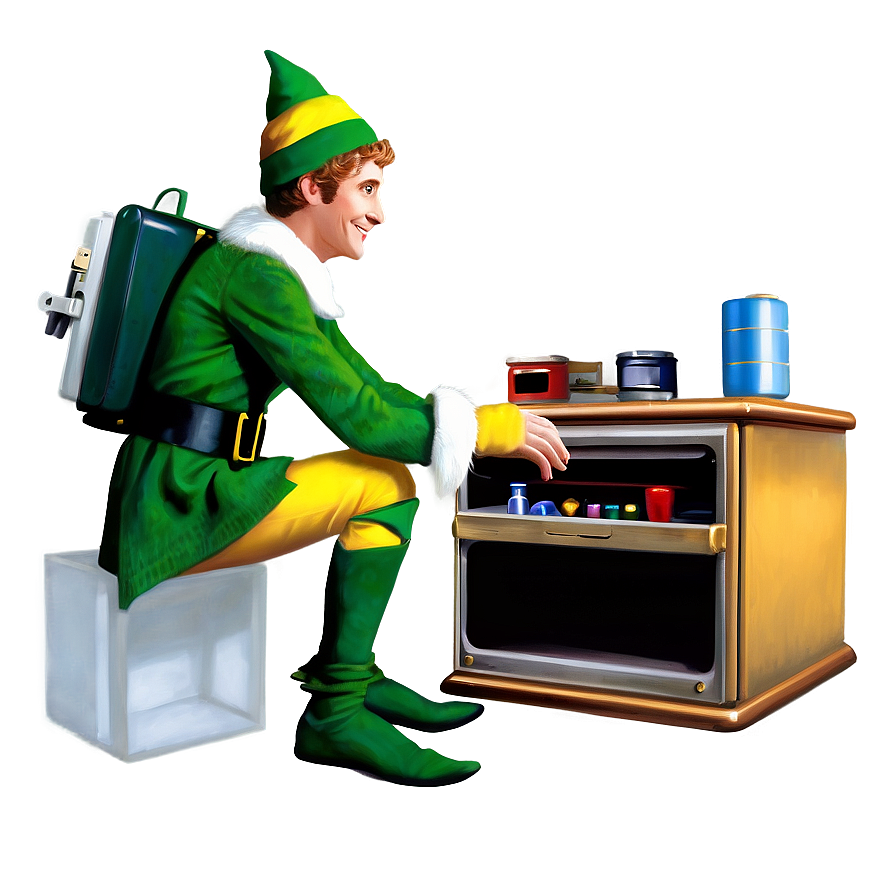 Elf Inventing Gadgets Png 84