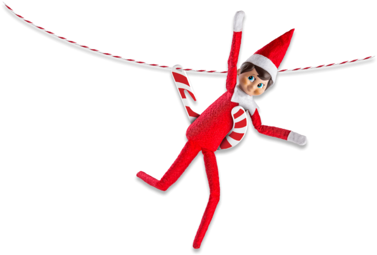 Elf On The Shelf Candy Cane Zipline Adventure